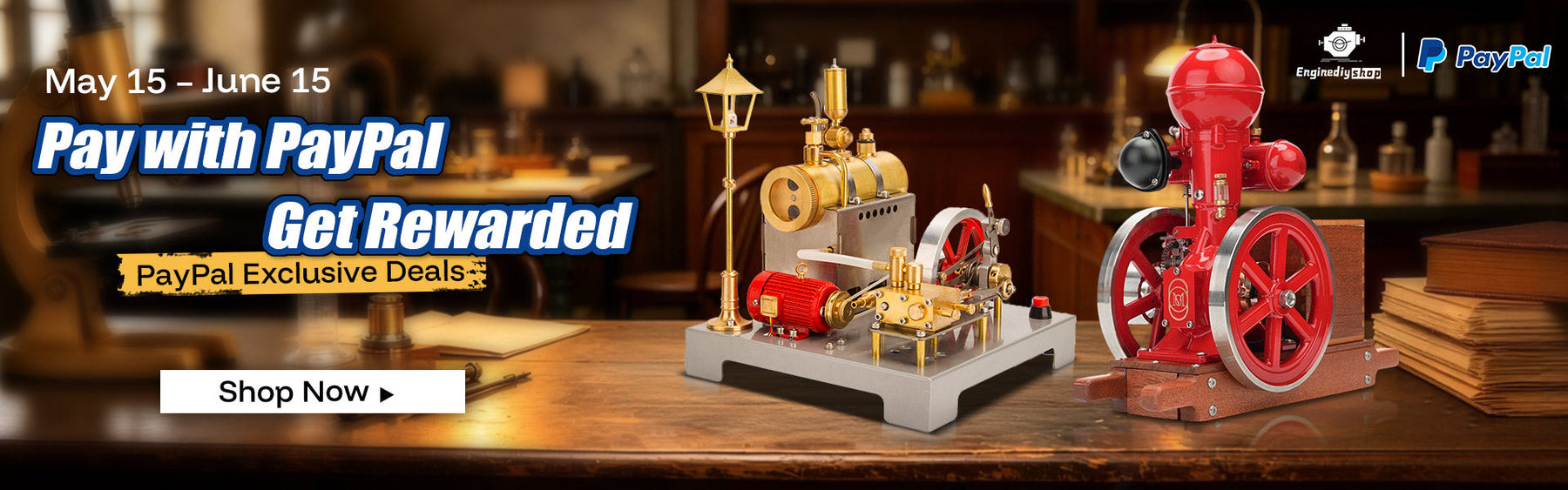 Limited-Time PayPal Exclusive Event: Save More & Earn Cash Back at Enginediyshop enginediyshop