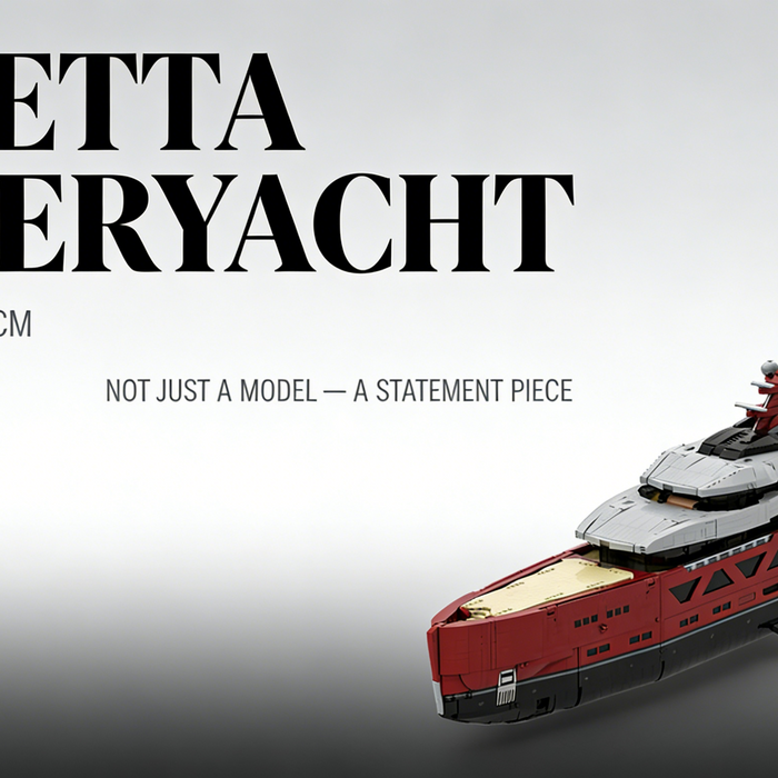 The Ultimate Luxury Yacht Building Block Set for Adults (15,000+ Pieces Masterpiece) enginediyshop