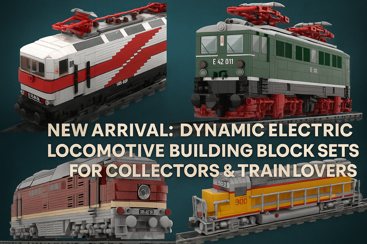 New Arrival: Dynamic Electric Locomotive Building Block Sets for Colle ...
