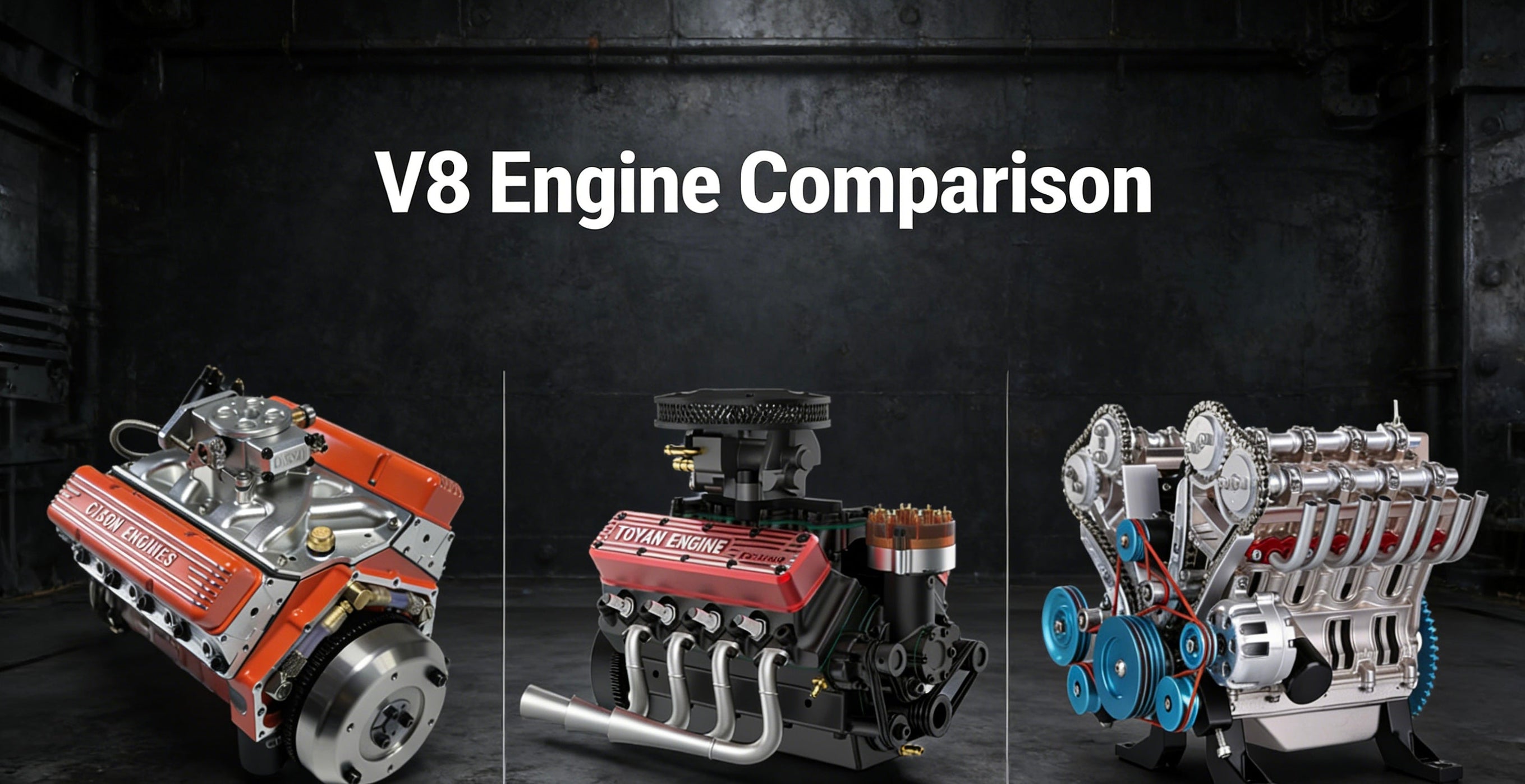 Ultimate Comparison Guide: Three Popular V8 Engine Models (CISON 44cc ...
