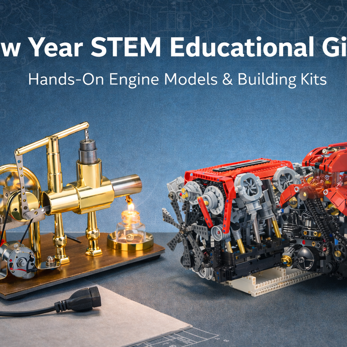 New Year STEM Educational Gifts: Hands-On Engine Models and Building Kits for Meaningful Learning