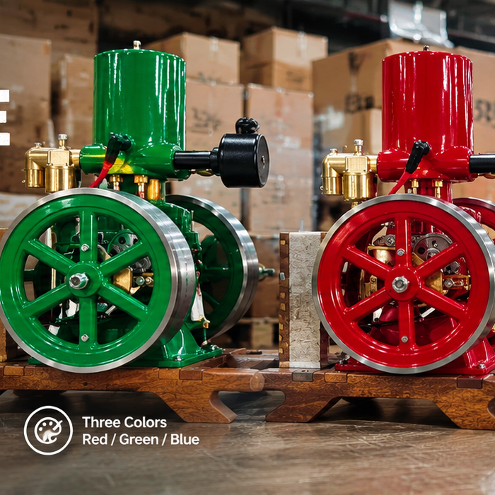 This is a promotional banner for the Retro N01 engine, available in three colors and in stock.