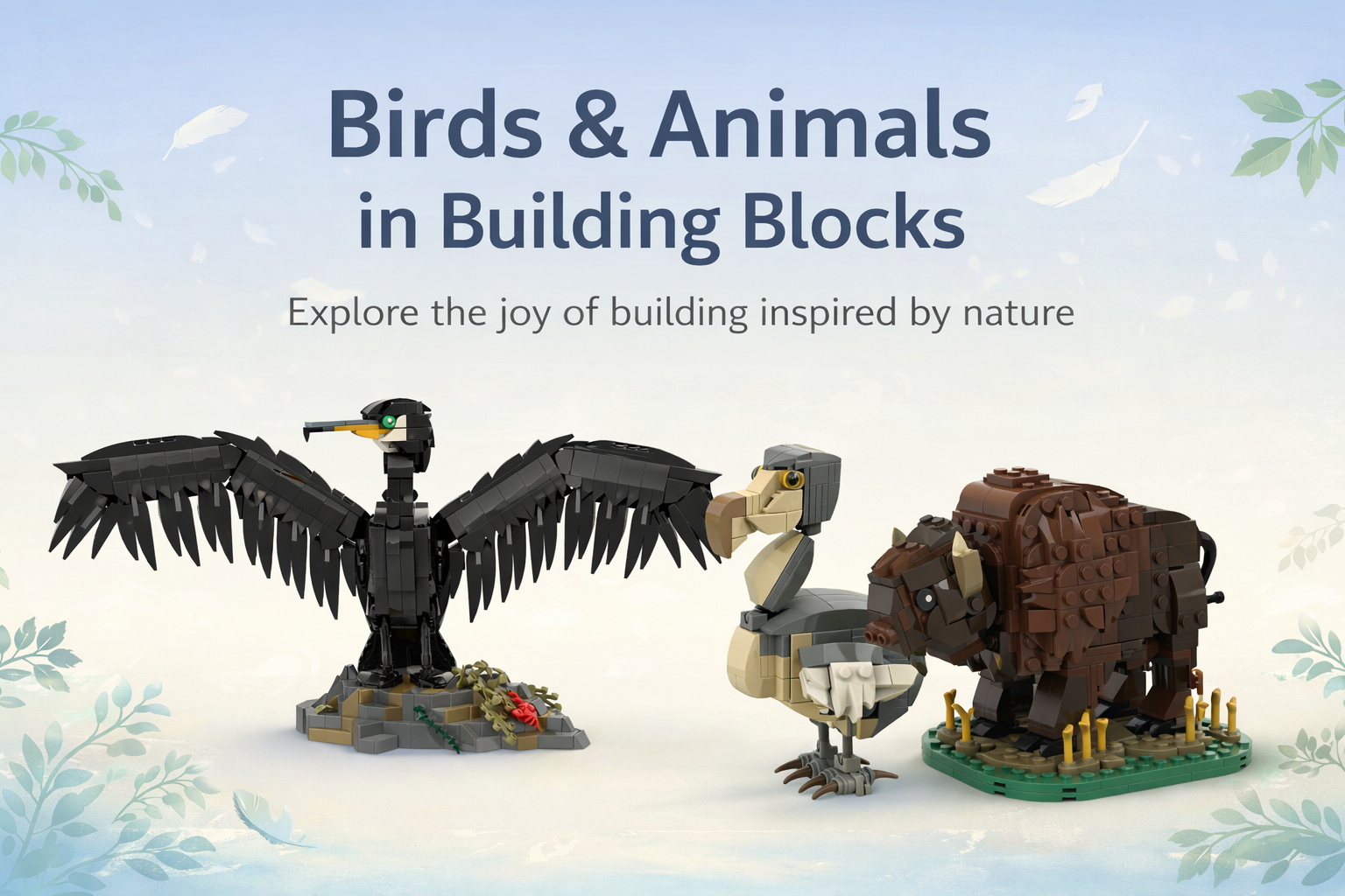 Discover the Creators Behind Our Bird and Animal Building Blocks|Enginediyshop