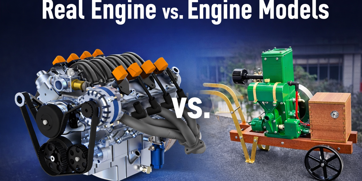 Real Engine vs Mini Engine Model: Why DIY Engines Win — enginediyshop