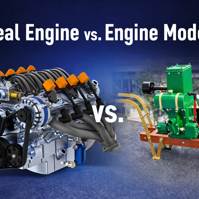 Real Engine vs Mini Engine Model: Why DIY Engines Win