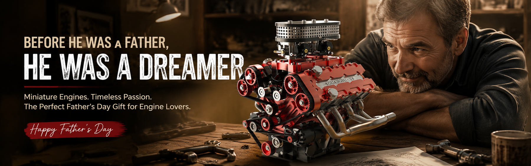 Before He Was a Father, He Was a Dreamer: The Best Miniature Engine Models for Father’s Day 2026 enginediyshop