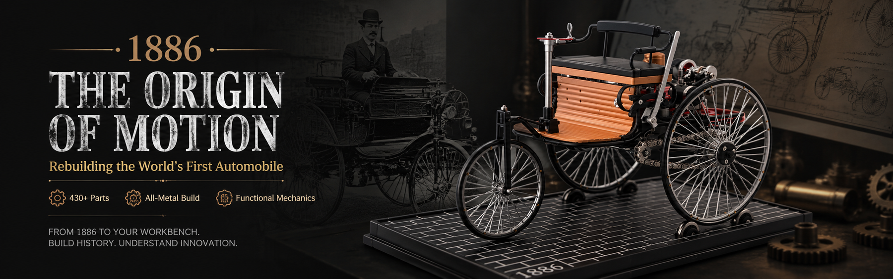 From 1886 to Your Workbench: Rebuilding the World’s First Car with Your Own Hands enginediyshop