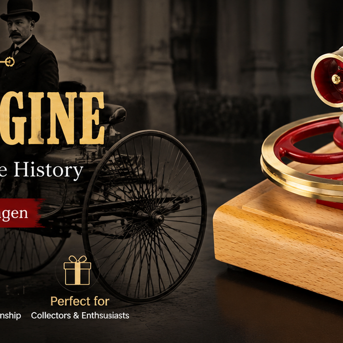 This is an image introducing the R18 Mini 1.9cc Four-Stroke Engine Model.
