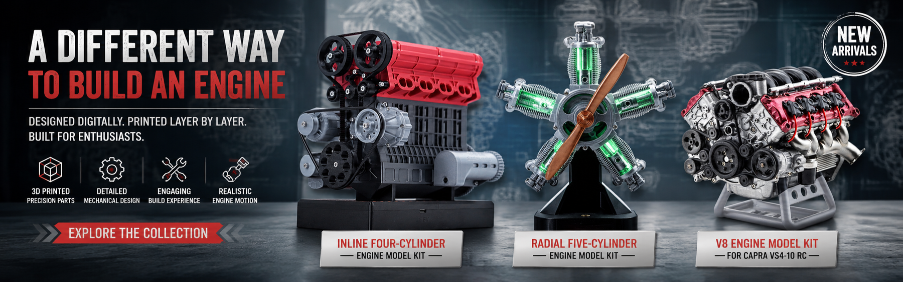 A Different Way to Build an Engine: Exploring the Future of 3D Printed Engine Models enginediyshop