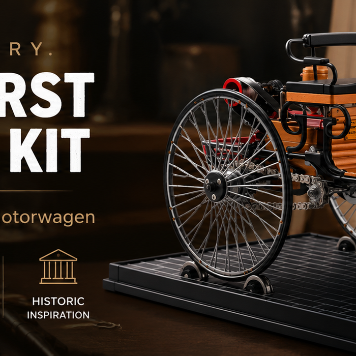 Building the TECHING World's First Car Model Kit enginediyshop