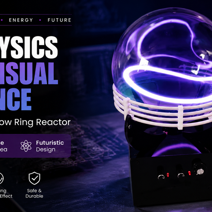 This is an image of a plasma ball used in STEM education.