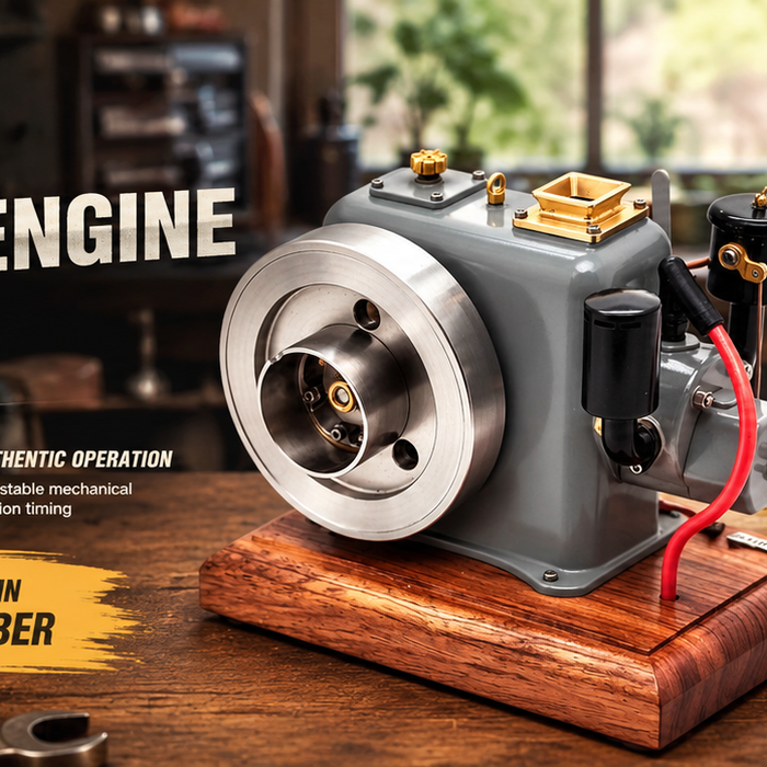 Meet the New RETROL & OKMO 1115 Mini Gas Engine: Classic Machinery in 1/7 Scale enginediyshop