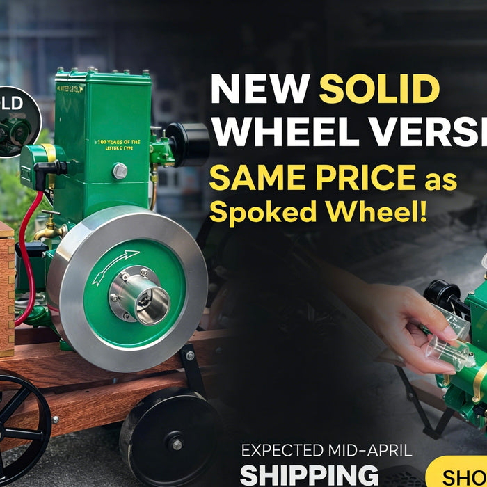 Lister D Engine Update: New Solid Wheel Version Now Available (Same Price!) enginediyshop