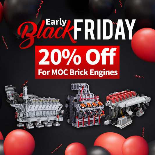 Don't Miss MOC Brick Engines - Black Friday Extravaganza! enginediyshop