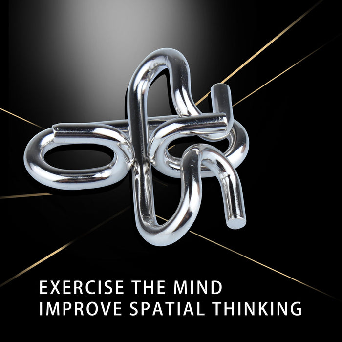 Advent Calendar Brain Teaser Adventskalender 24Pcs Christmas Gift Metal Brain Teasers Puzzle Educational Toy - Type 2 enginediyshop