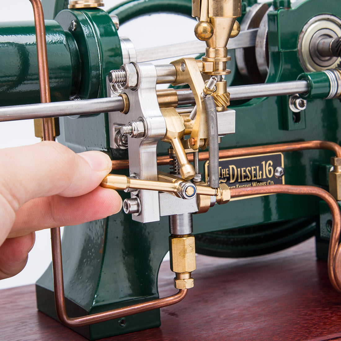 RETROL 16cc Water-Cooled Stationary Horizontal 4-Stroke Diesel Engine Model enginediyshop