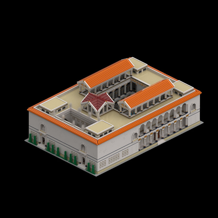 Ancient Roman Bath Historical Display Building Block Set-30812PCS enginediyshop