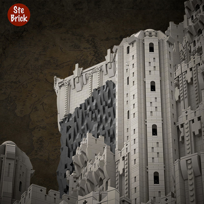 MOC -The Seven rings - Part A Super Large Building Block MOC Kit (99548PCS) enginediyshop