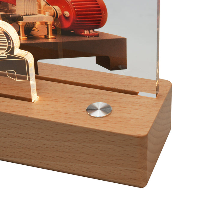 Punkbuild  Engine Night Light Acrylic LED Lamp enginediyshop