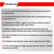 Pigeon-Style Dual-Cylinder Dual-Piston Hot Air Stirling Engine Model - enginediyshop
