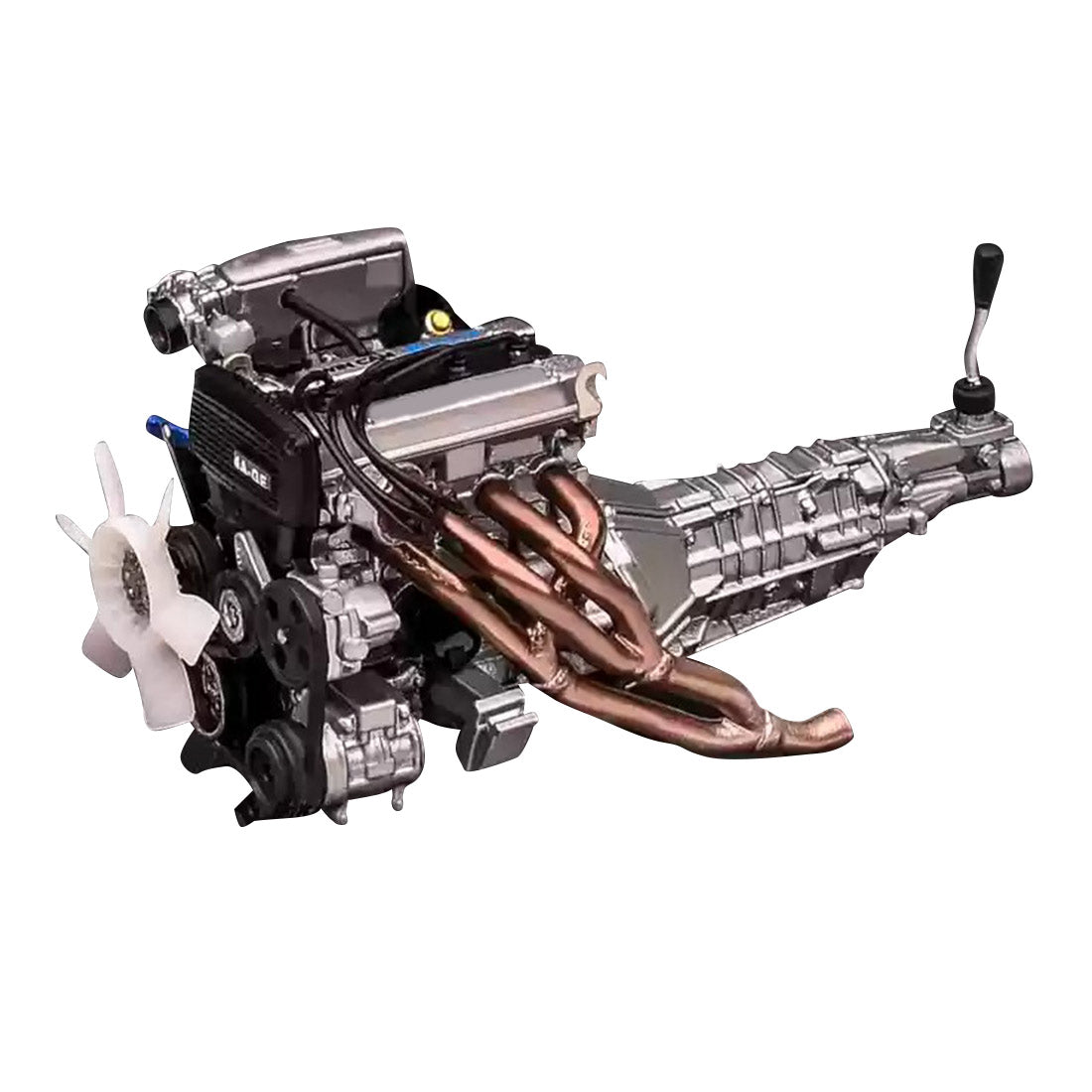 18 Engine 4A-GE Inline-4 Resin 1/18 Scale Engine Model — enginediyshop