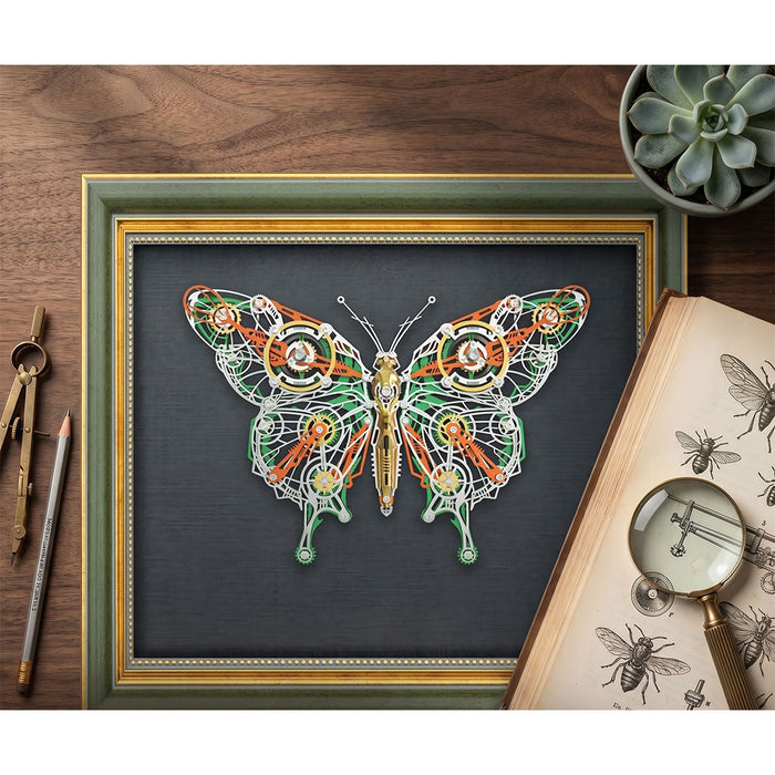 3D Metal Winged Insect Steampunk Mechanical Relief DIY Model Kit- 308PCS enginediyshop