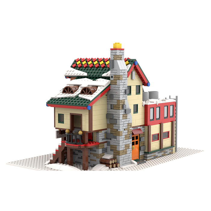 MOC-181276 Winter Village - Building Creation Station Building Blocks Set (2456PCS) enginediyshop