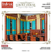 MOC-77106 The Court House Building Blocks DIY Small Particle Model without Stickers(13905PCS ） enginediyshop