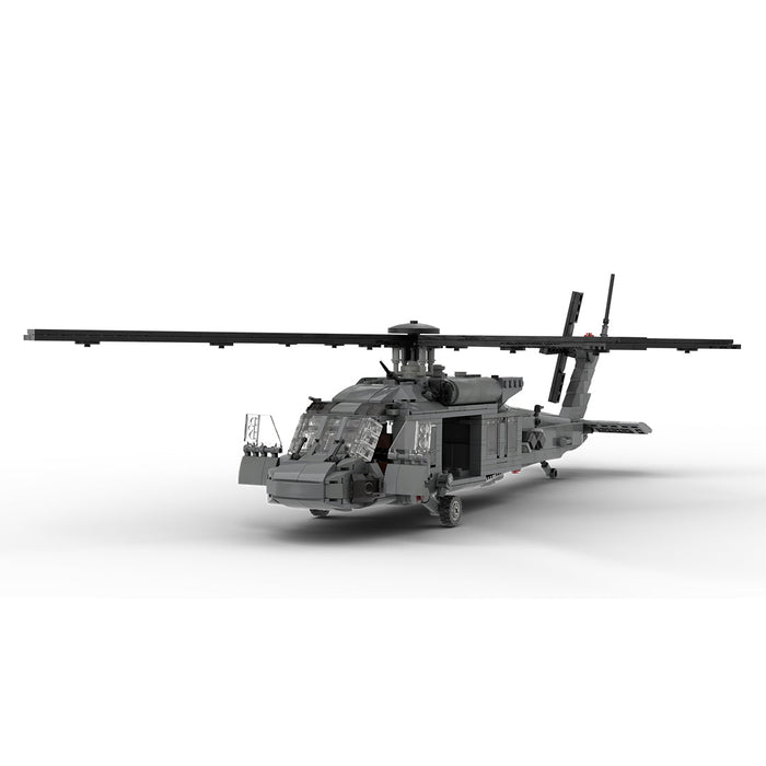 MOC-198409 1/35 Scale UH-60 American Military Helicopter Building Blocks Set (956PCS/V3 Version) enginediyshop
