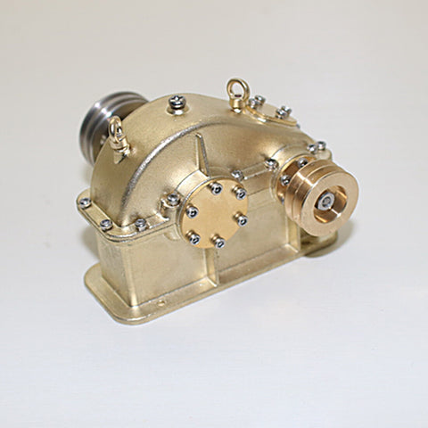 Miniatur-Getriebemotor aus Messing für Dampfmaschinen und Verbrennungsmotoren 3
