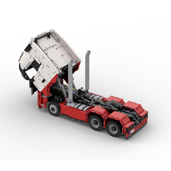 MOC-1/17 Scale Volvo FH16 Truck Building Blocks Set(Dynamic Version)