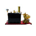 RW-BV2C Mini Reversible Reciprocating V-Type Dual-Cylinder Live Steam Engine and Boiler Model Compatible with 70-130cm Steam Boats for Collectors & Industrial Enthusiasts (Assembled Version) enginediyshop