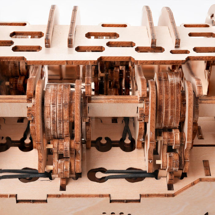 W12 Engine Model Kit – 1400+ PCS Motorized Wooden 3D Simulation Engine – DIY STEM Mechanical Engineering Display & Educational Model enginediyshop