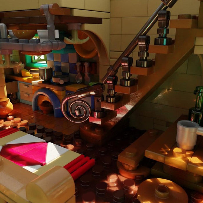 MOC-226986 Mexican-Style House Building Blocks Set-2069PCS enginediyshop