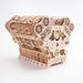 W12 Engine Model Kit – 1400+ PCS Motorized Wooden 3D Simulation Engine – DIY STEM Mechanical Engineering Display & Educational Model enginediyshop
