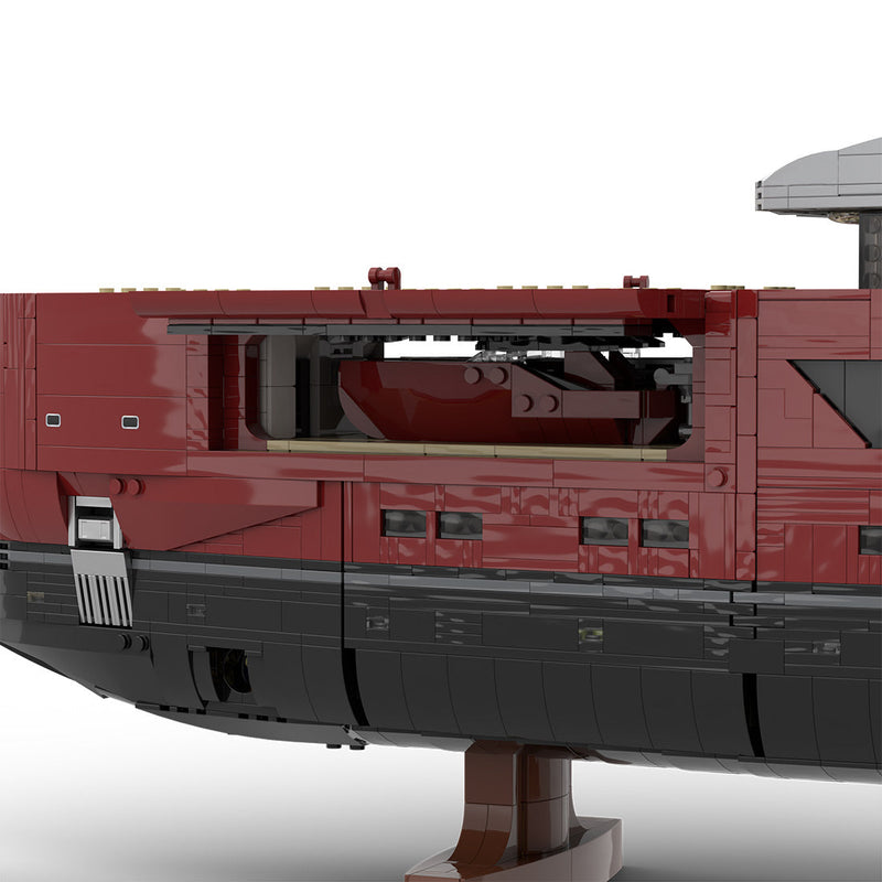 MOC-254412 120CM Modular Luxury Yacht Building Blocks Set-15639PCS enginediyshop