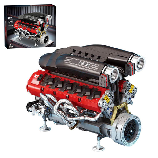 MOC Engine Simulation Building Blocks Set（1240PCS） enginediyshop