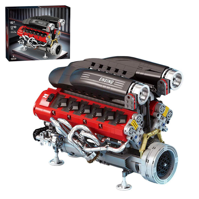 MOC Engine Simulation Building Blocks Set（1240PCS） enginediyshop