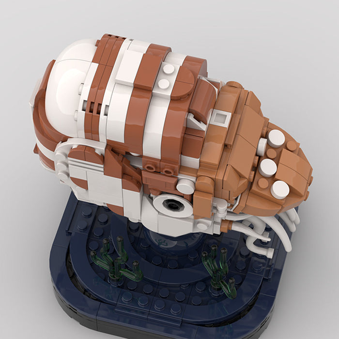 MOC-229757 Pearl Nautilus Marine Creature Building Blocks Set(426PCS) enginediyshop