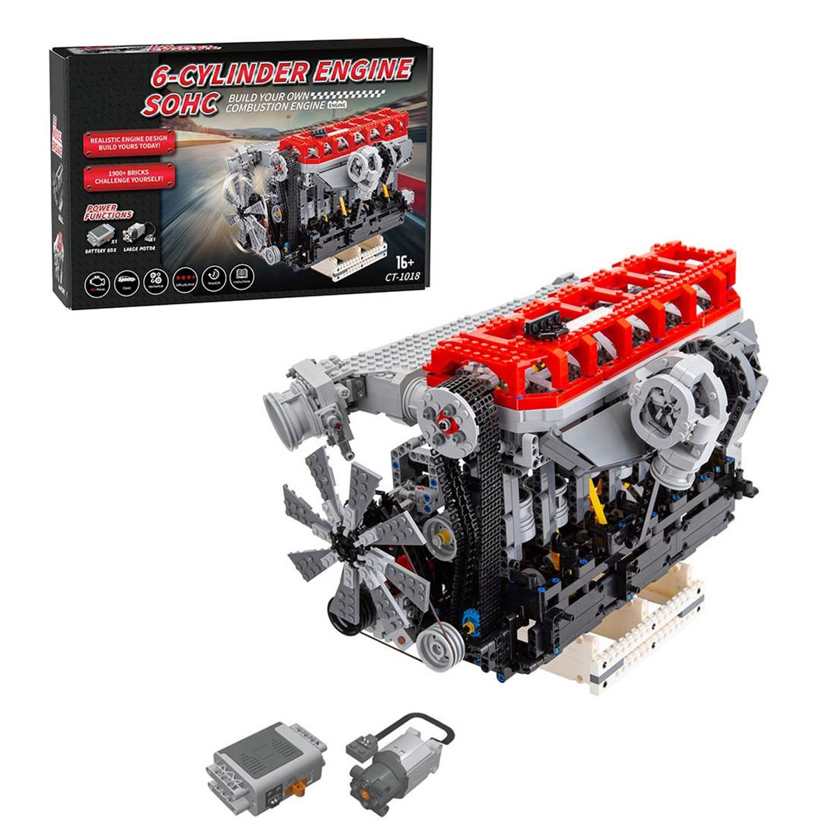 MOC RB-26 Brick Engine Model Building Blocks Set-1985PCS-Enginediyshop ...