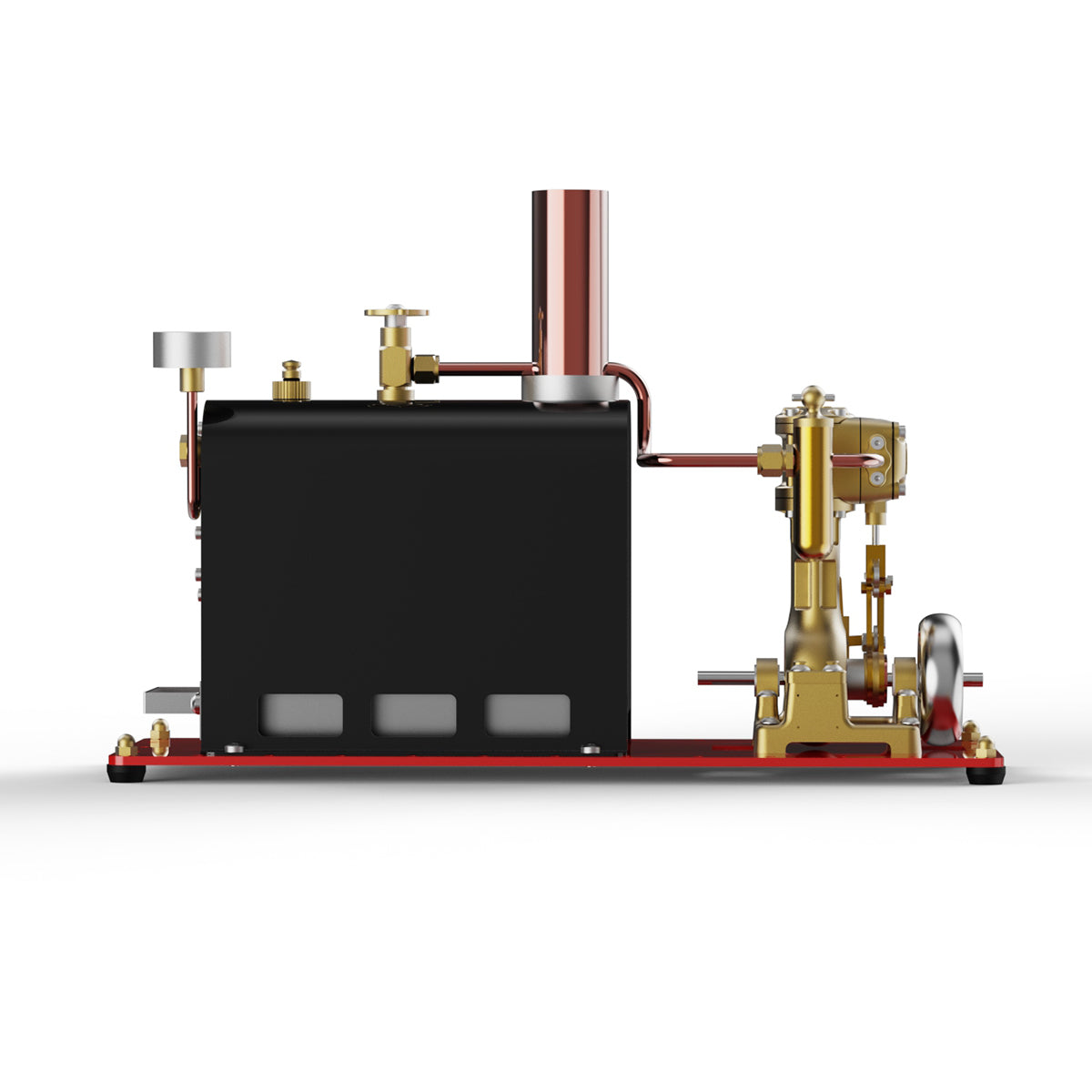 RW-BL1K Steam Engine and Boiler Model Kit for Steam Boat Mini Reversible Reciprocating Single-Cylinder Steam Engine Kit