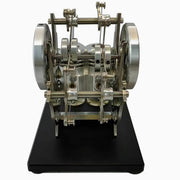 Pigeon-Style Dual-Cylinder Dual-Piston Hot Air Stirling Engine Model - enginediyshop
