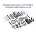 MAD RC V8 Engine Model Kit - Build Your Own V8 Engine for Car AX90104 ...