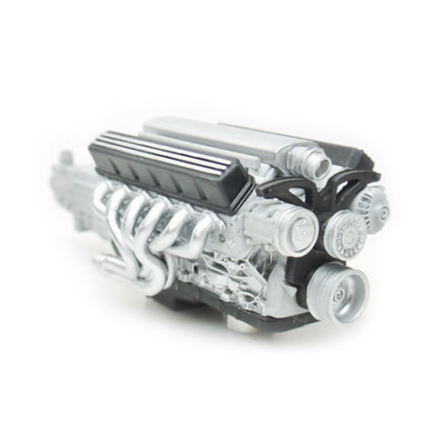 1/18 High-Precision Mini V12 Engine Model + Gearbox Model DIY Assembly Display Toy (20PCS/Static Version) enginediyshop