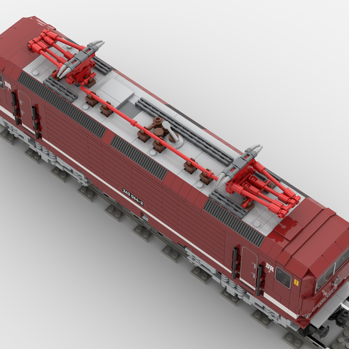 MOC-221512 Electric Locomotive BR243 of the Deutsche Reichsbahn(Dynamic Version/1328PCS) enginediyshop