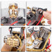 RETROL 4.2CC OHV V-Twin Cylinder Four-stroke Motorcycle Gasoline Internal Combustion Engine Model RTR Version enginediyshop