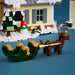 Christmas Holiday Home Building Blocks Set (1958PCS）– Snowy Winter House with Lights, Buses & Sleds enginediyshop