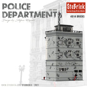 MOC-4652 Large-scale Police Department Building Blocks MOC Set Toys (4914PCS) enginediyshop