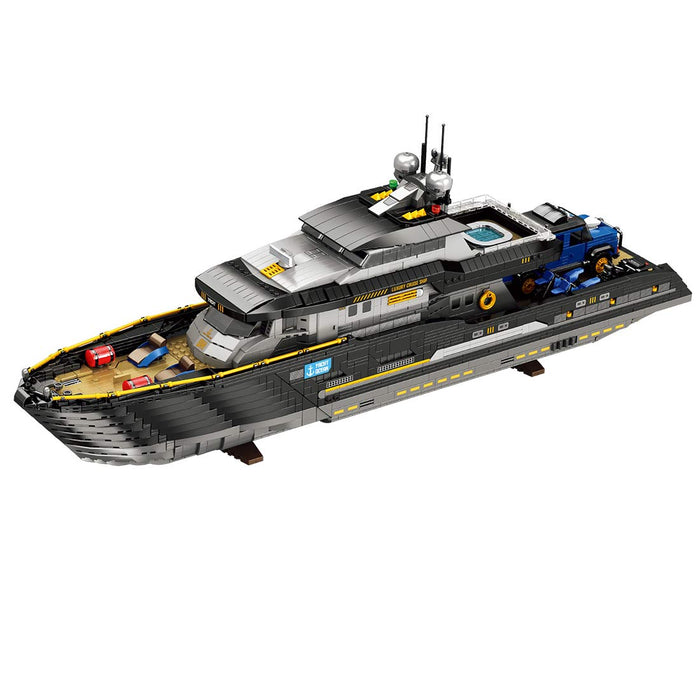 Mocsage MOC-185307 1/30 Scale Luxury Super-yacht Building Blocks Set-4421PCS enginediyshop