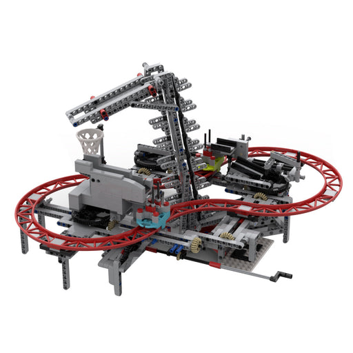 MOC Cycle Mechanical Building Block Module，Advanced Gear and Linkage Mechanism-1108PCS enginediyshop